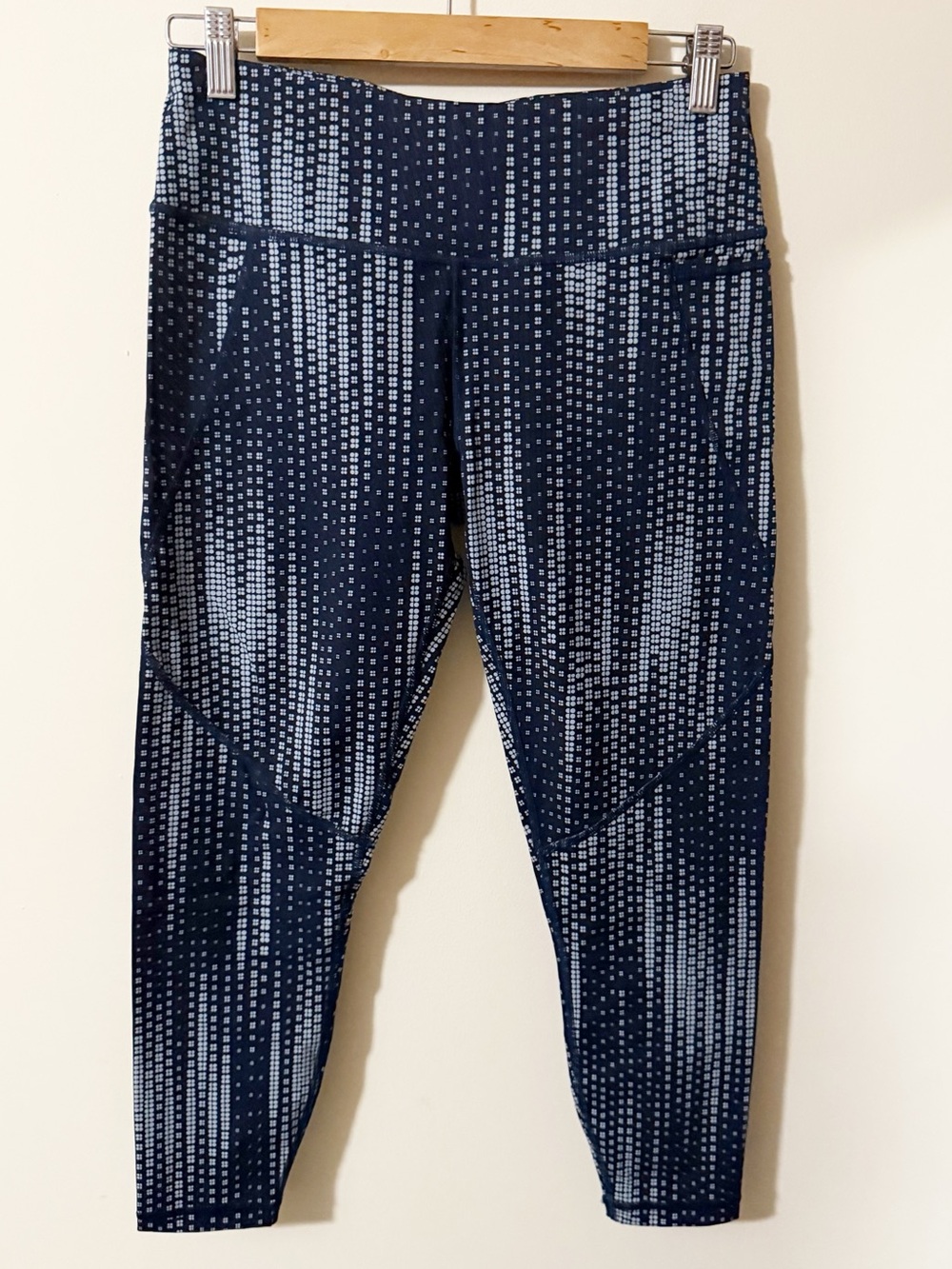 Sweaty Betty Power 7/8 Leggings Navy Size Medium Activewear Gym Running